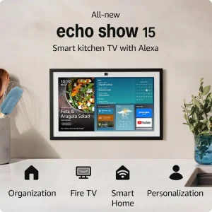 All-new Amazon Echo Show 15 | A stunning HD 15.6"