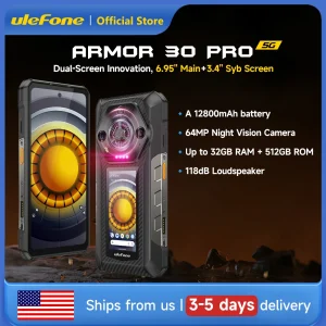 Ulefone Armor 30 Pro 5G Rugged Phone 6.9" 120Hz